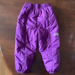 North Face kids snow pants